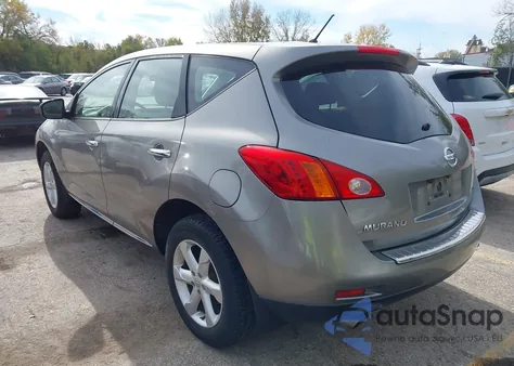 2009 Nissan Murano S z USA, uszkodzony, nr VIN JN8AZ18U09W104946